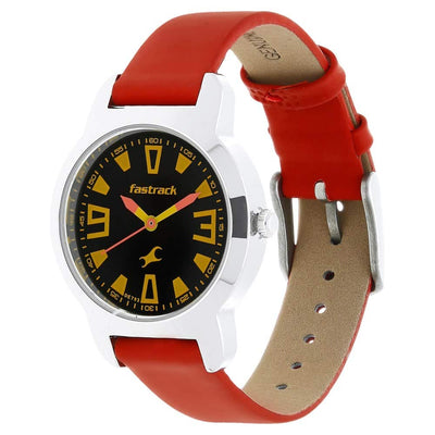 Fastrack Black & Red