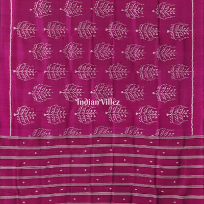 Magenta Odisha Ikat Contemporary Silk Saree