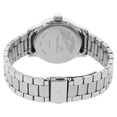 Fastrack Orange & Silver