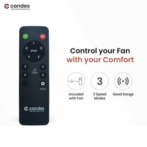 Candes Eco Zest Energy saving Designer 1200 mm / 48 inch Anti-Rust BLDC Ceiling Fan With Remote (2 Years Warranty) (Maroon)