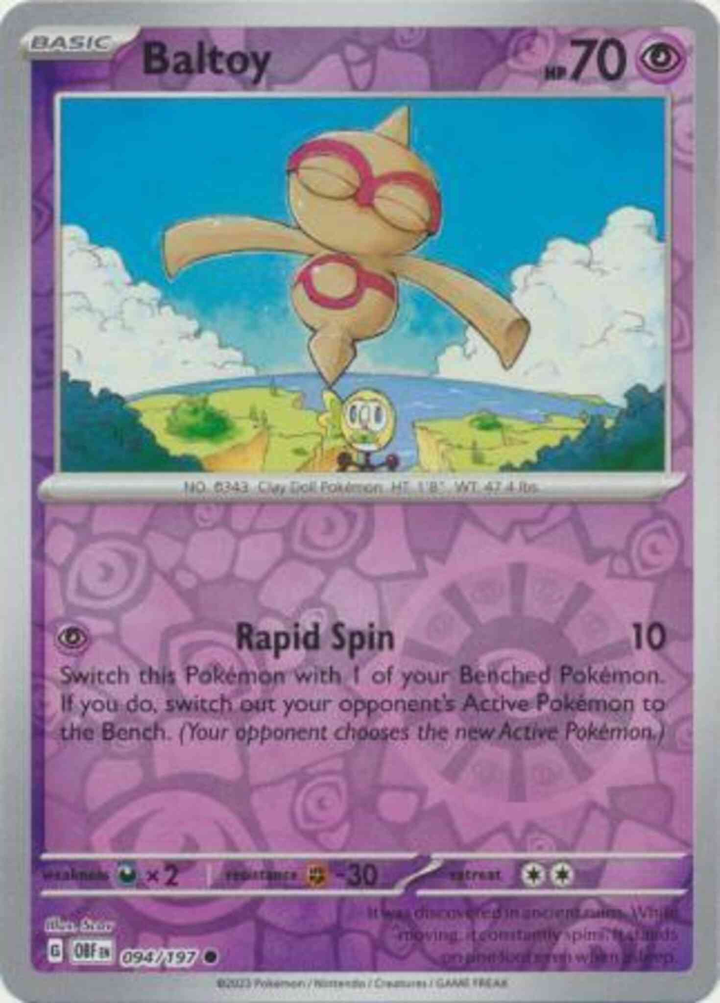 Baltoy - 094/197 - Common [sv03-094] [Reverse Holo]