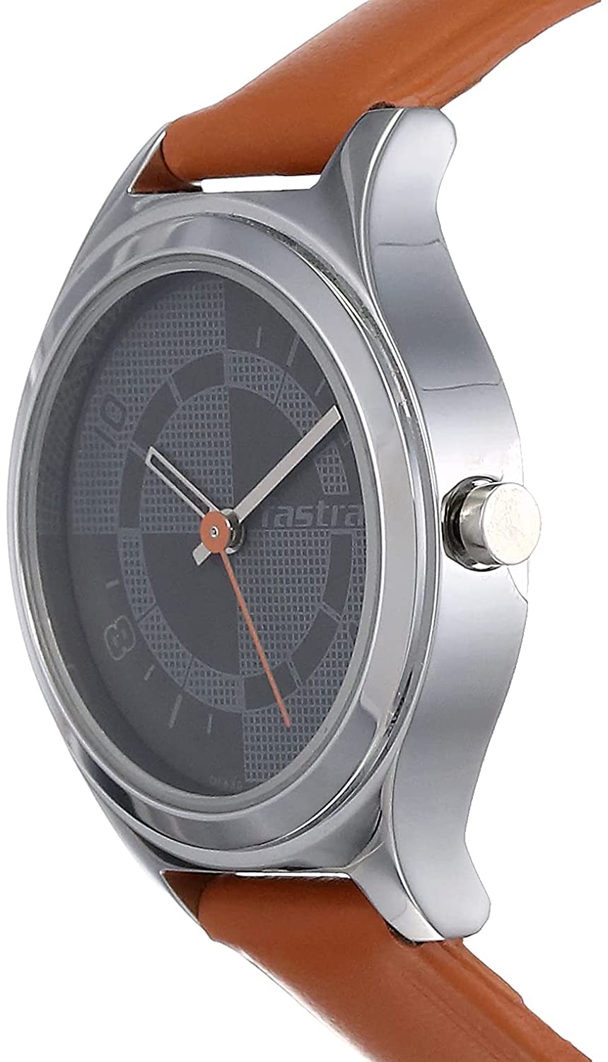 Checkmate Bicolour Dial & Brown Leather