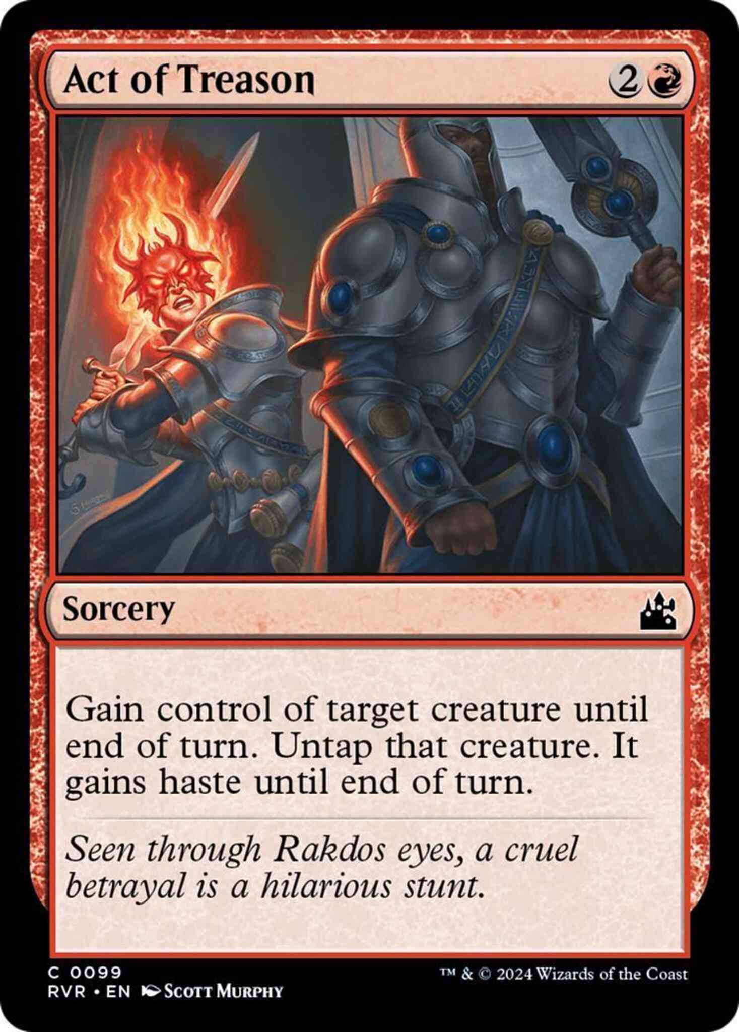 Act of Treason [99] [Ravnica Remastered] [Non-Foil]