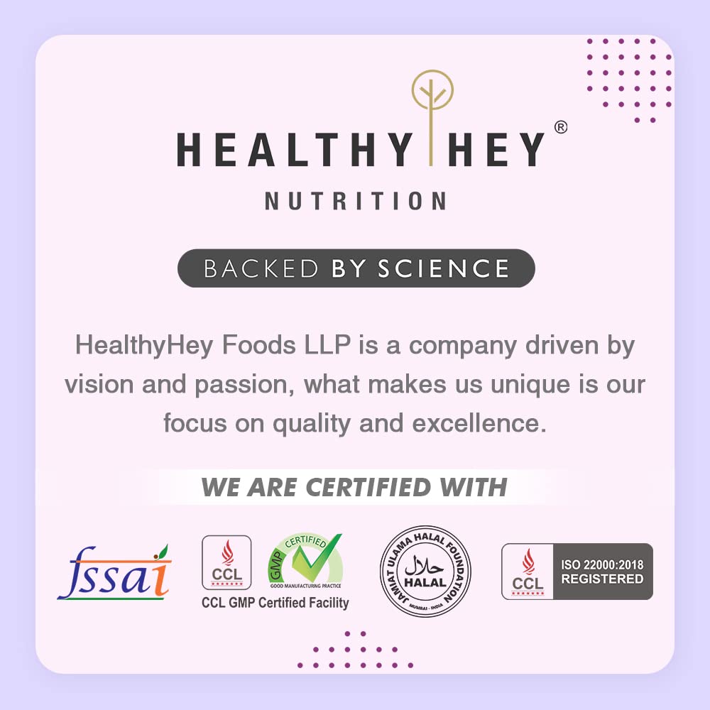 Healthyhey Nutrition N-Acetyl L-Cysteine (NAC) - Non-GMO - Gluten Free -Pack of 120 Veg. Capsules