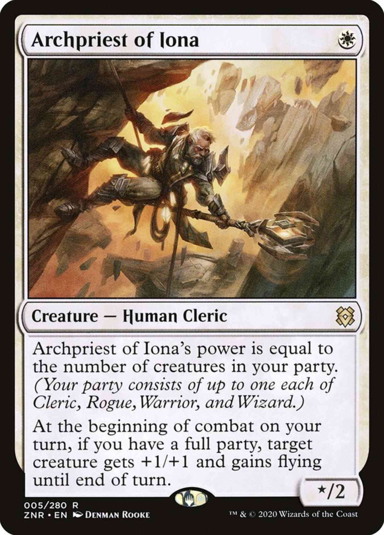 Archpriest of Iona [5] [Zendikar Rising] [Non-Foil]