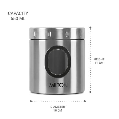 Steel Crispy Storage Jar (Milton)