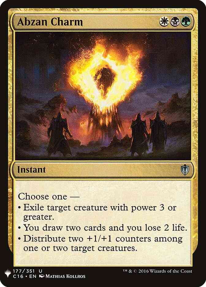 Abzan Charm [C16-177] [The List] [Non-Foil]