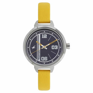 Varsity Yellow Leather