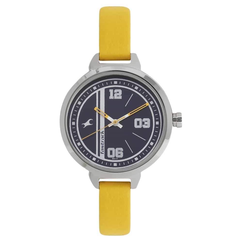 Varsity Yellow Leather