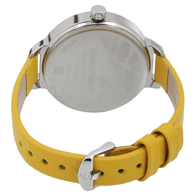 Varsity Yellow Leather