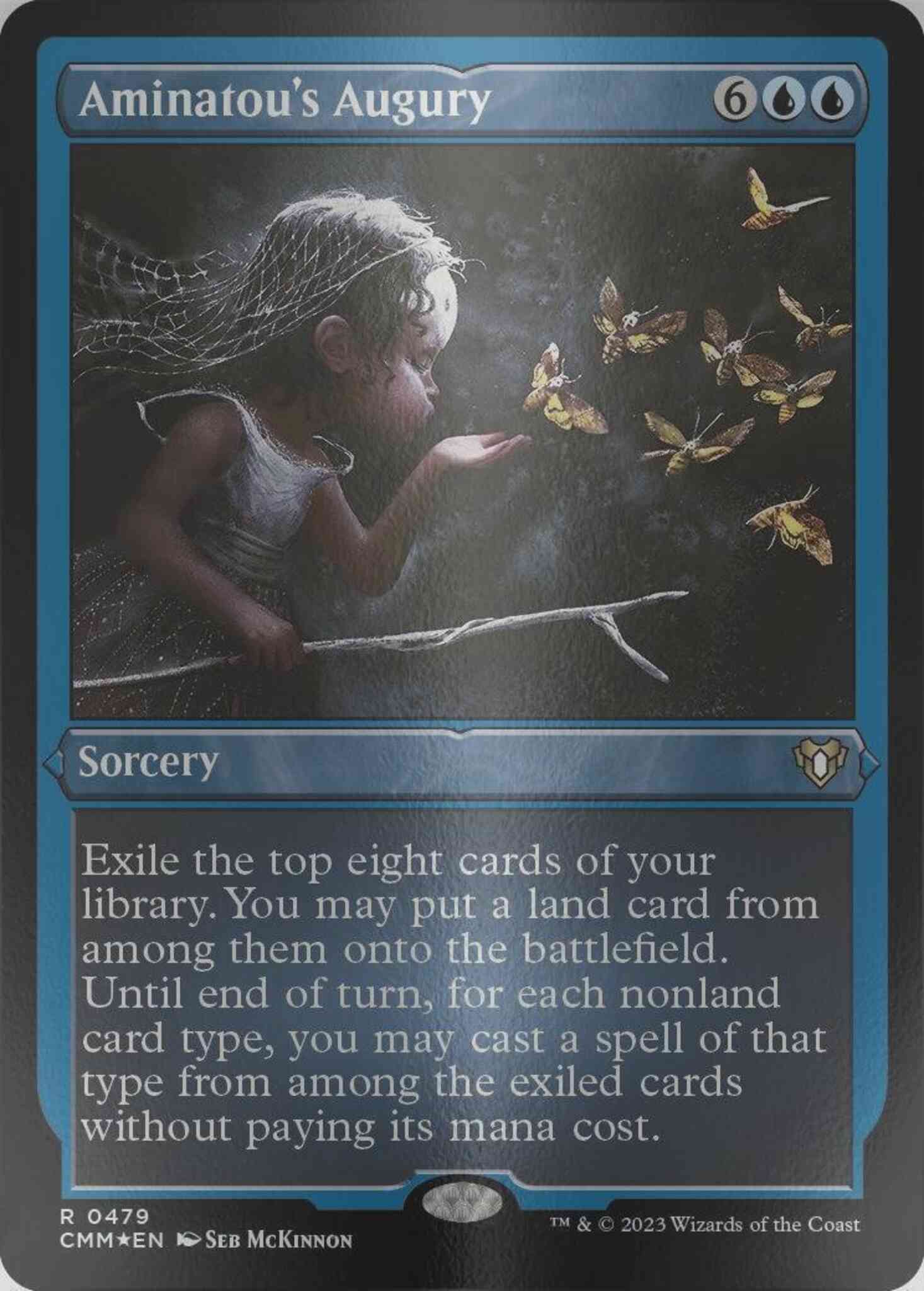 Aminatou's Augury [479] [Commander Masters] [Etched Foil]