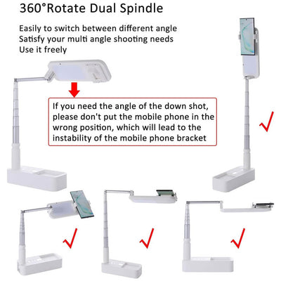 Multi-Functional Phone Smart Tripod For Content Creators