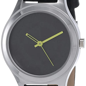 Checkmate Black Dial & Leather Strap