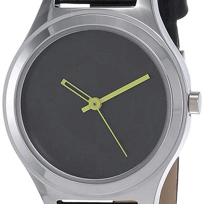 Checkmate Black Dial & Leather Strap