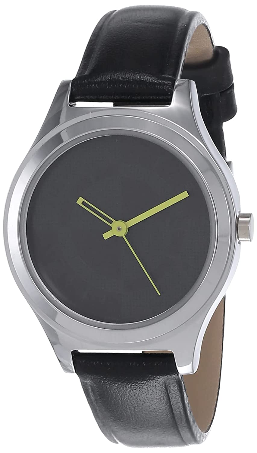 Checkmate Black Dial & Leather Strap