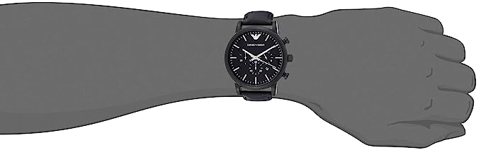 Emporio Armani Luigi Black Dial Men 46mm