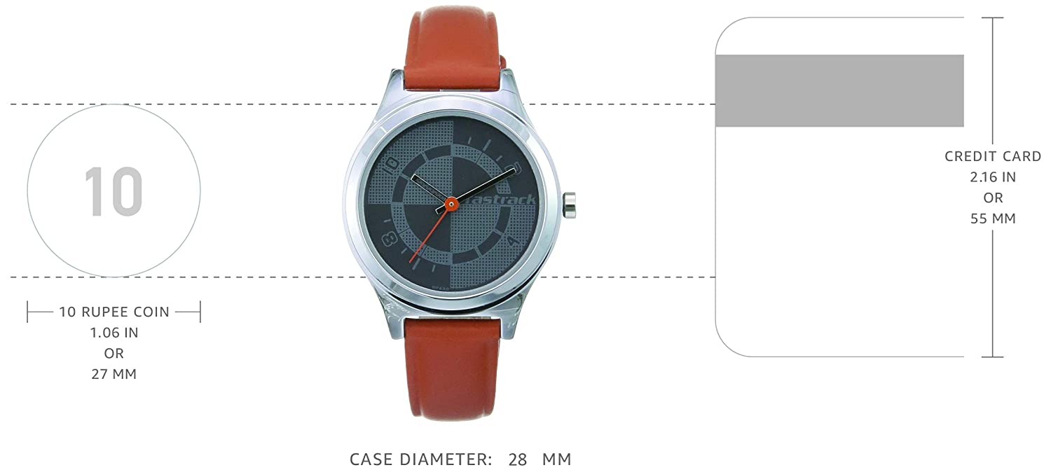 Checkmate Bicolour Dial & Brown Leather
