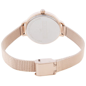 Giordano Blue Dial & Gold Chain Watch for Women