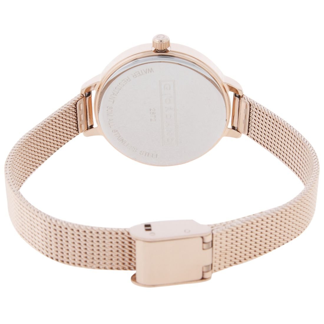 Giordano Blue Dial & Gold Chain Watch for Women