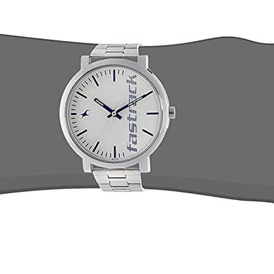 Fundamentals White Dial & Stainless Steel Strap