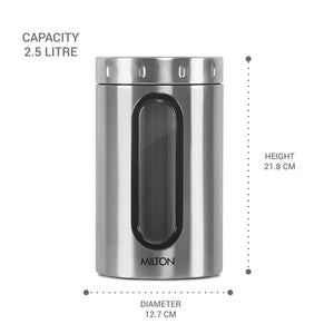 Steel Crispy Storage Jar (Milton)