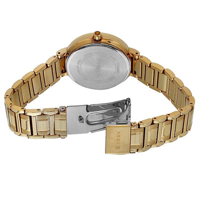 Casio Sheen Yellow Gold Dial Women 40.2mm