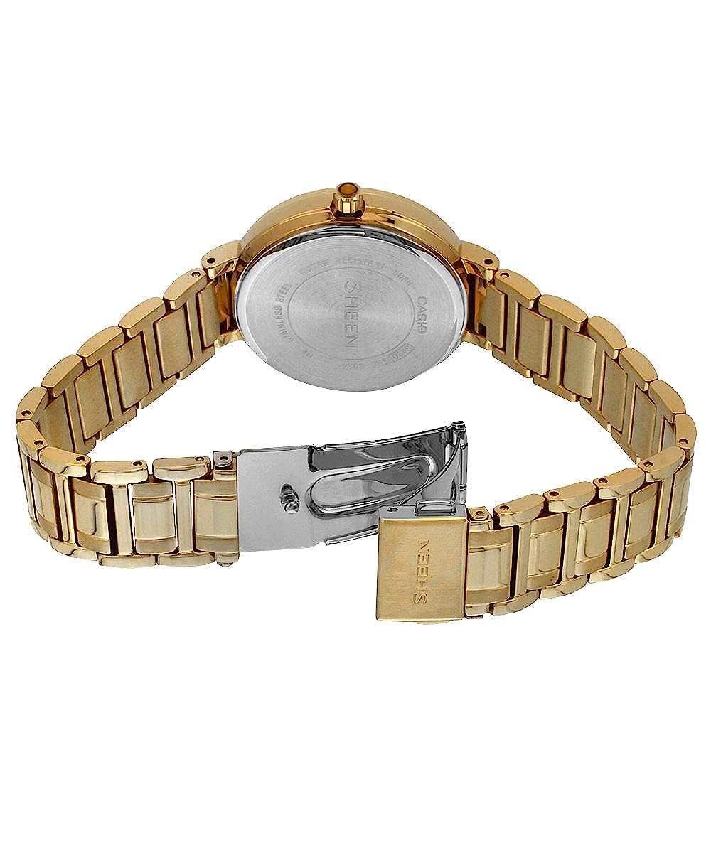 Casio Sheen Yellow Gold Dial Women 40.2mm