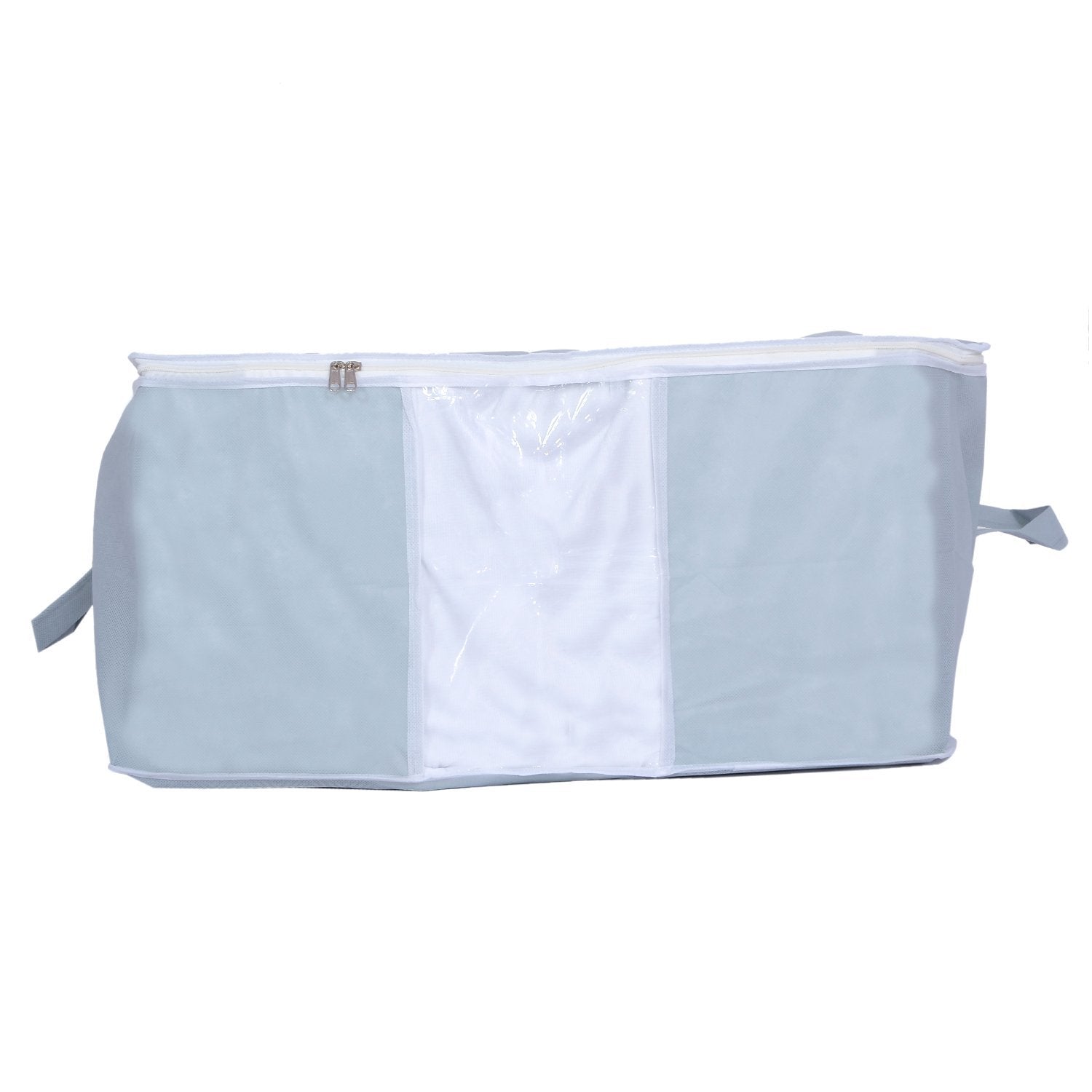 Kuber Industries Non Woven Rectangular Underbed Storage Organiser Set (Grey, Standard, Model: Rbed01), 2 Piece