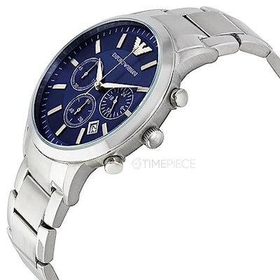 Emporio Armani Renato Blue Dial Men 41mm