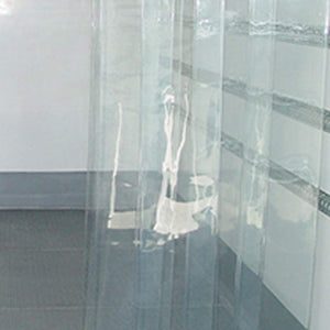 Kuber Industries 6 Strips PVC AC Curtain, 7ft, 0.5mm Transparent, CKTS19, Standard, CTKTC0141