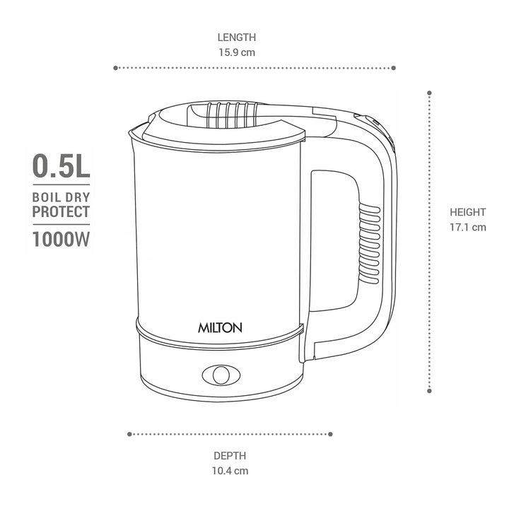 Electric Travel Kettle (Milton)