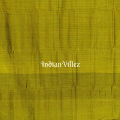 Mehndi Green Dongria Border Contemporary Silk Saree