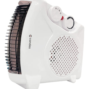 Candes Nova All in One Silent Blower Fan Room Heater, White | 1 Year Warranty - 2000 Watts