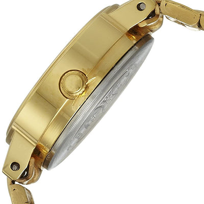 Sonata White Dial & Golden Stainless Steel Strap