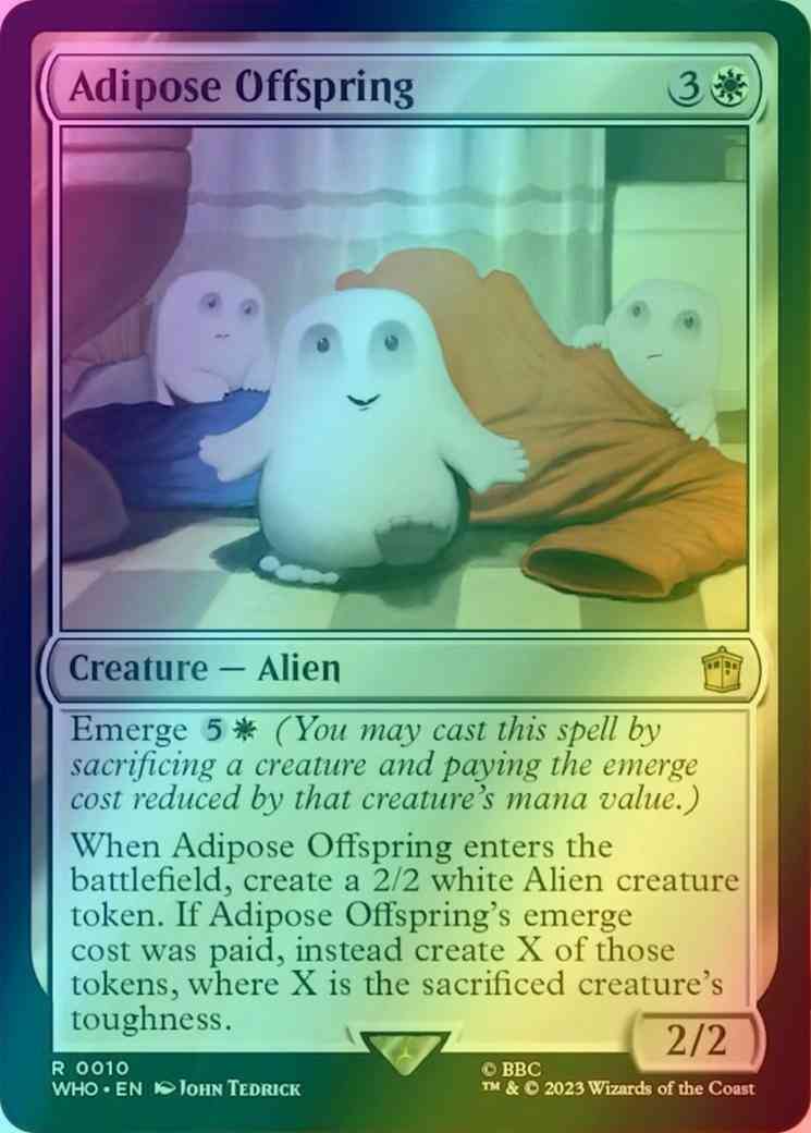 Adipose Offspring [10] [Universes Beyond: Doctor Who] [Foil]