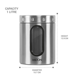 Steel Crispy Storage Jar (Milton)