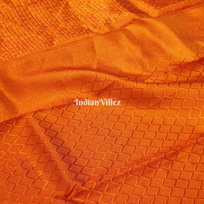 Yellow Kanchipuram Silk Saree