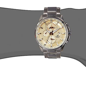 Casio Edifice  Off White Dial Men 48.1mm