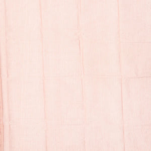 Baby Pink Handloom Rasipuram Cotton Saree With Mango Motifs