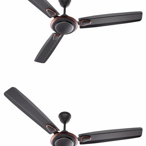 Candes Breeza 1200mm/48 inch High Speed Anti dust Decorative 3 Star Rated Ceiling Fan 405 RPM with 2 Yrs Warranty (Pack of 1,Coffee Brown) (Coffee Brown, Pack of 2)