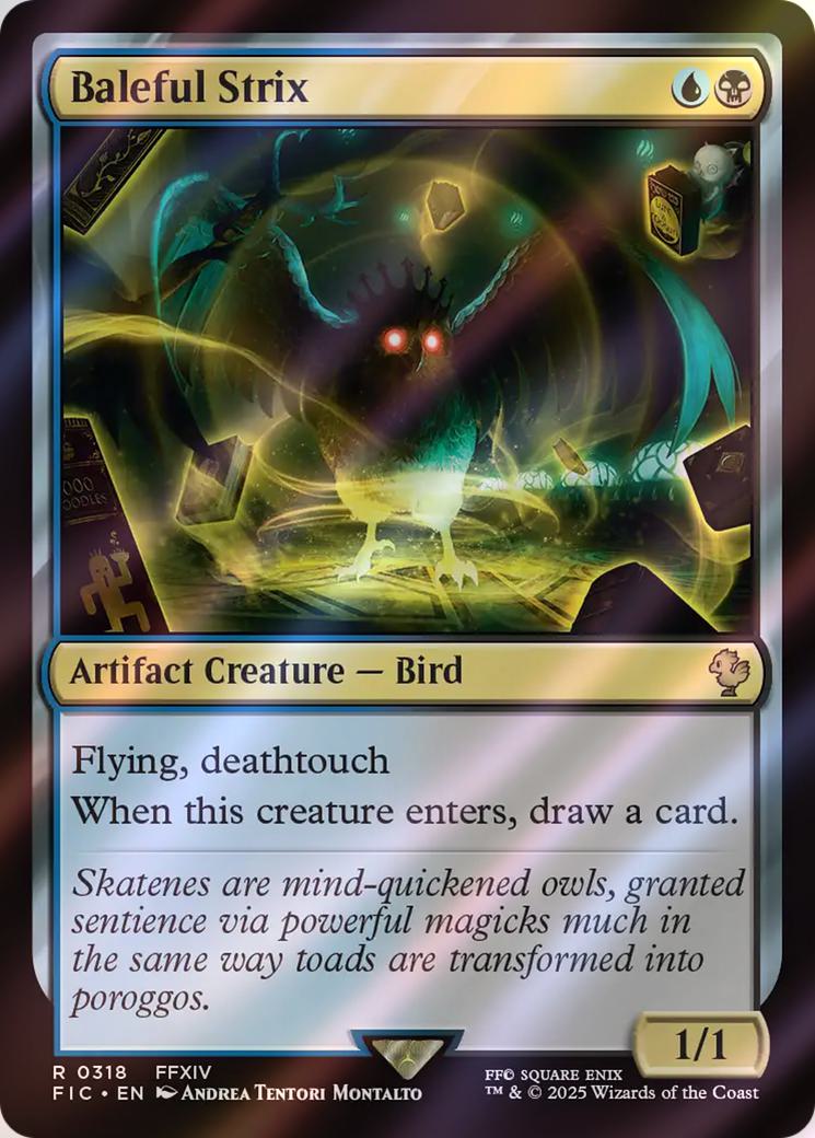 Baleful Strix [318] [FINAL FANTASY: Commander] [Surge Foil]