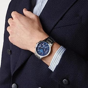 Emporio Armani Renato Blue Dial Men 41mm