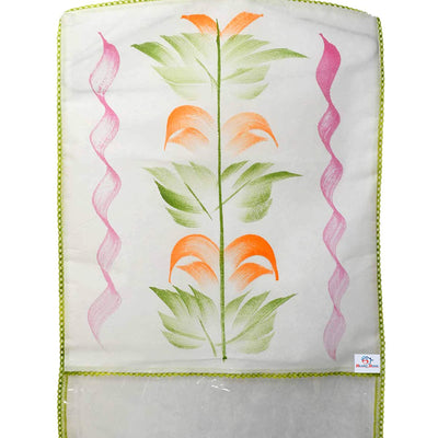 Heart Home Non Woven Hanging Saree Cover, Wardrobe Organizer, Closet Organizer, Saree & Garments Protector Cover With 1 Zipper Compartment on Back Side- Pack of 18 (Green)-HS_38_HEARTH21507