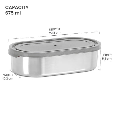 Steel Slider Stainless Steel Container (Milton)