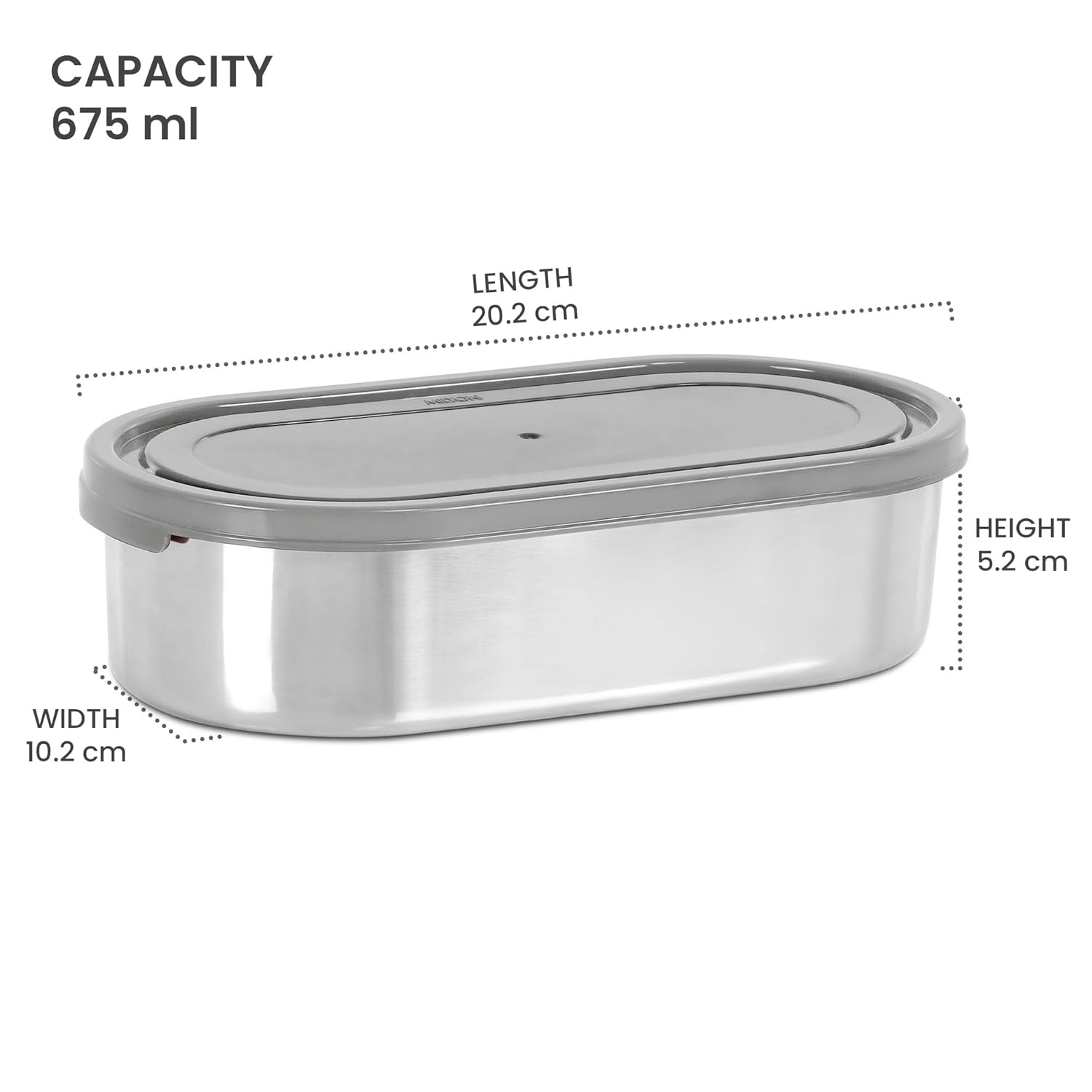 Steel Slider Stainless Steel Container (Milton)