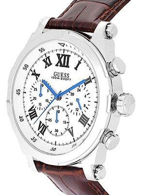 Guess Anchor White Dial Men 46mm
