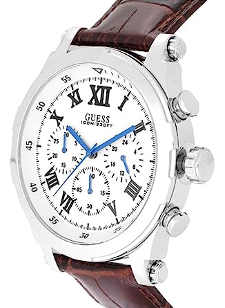 Guess Anchor White Dial Men 46mm