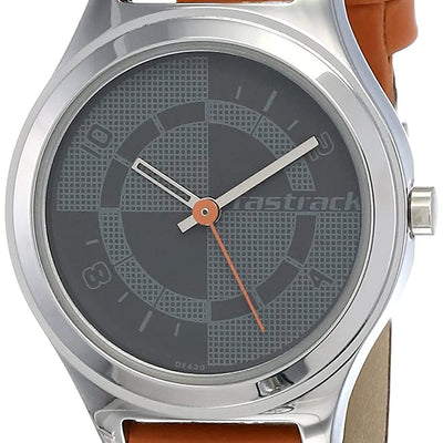 Checkmate Bicolour Dial & Brown Leather