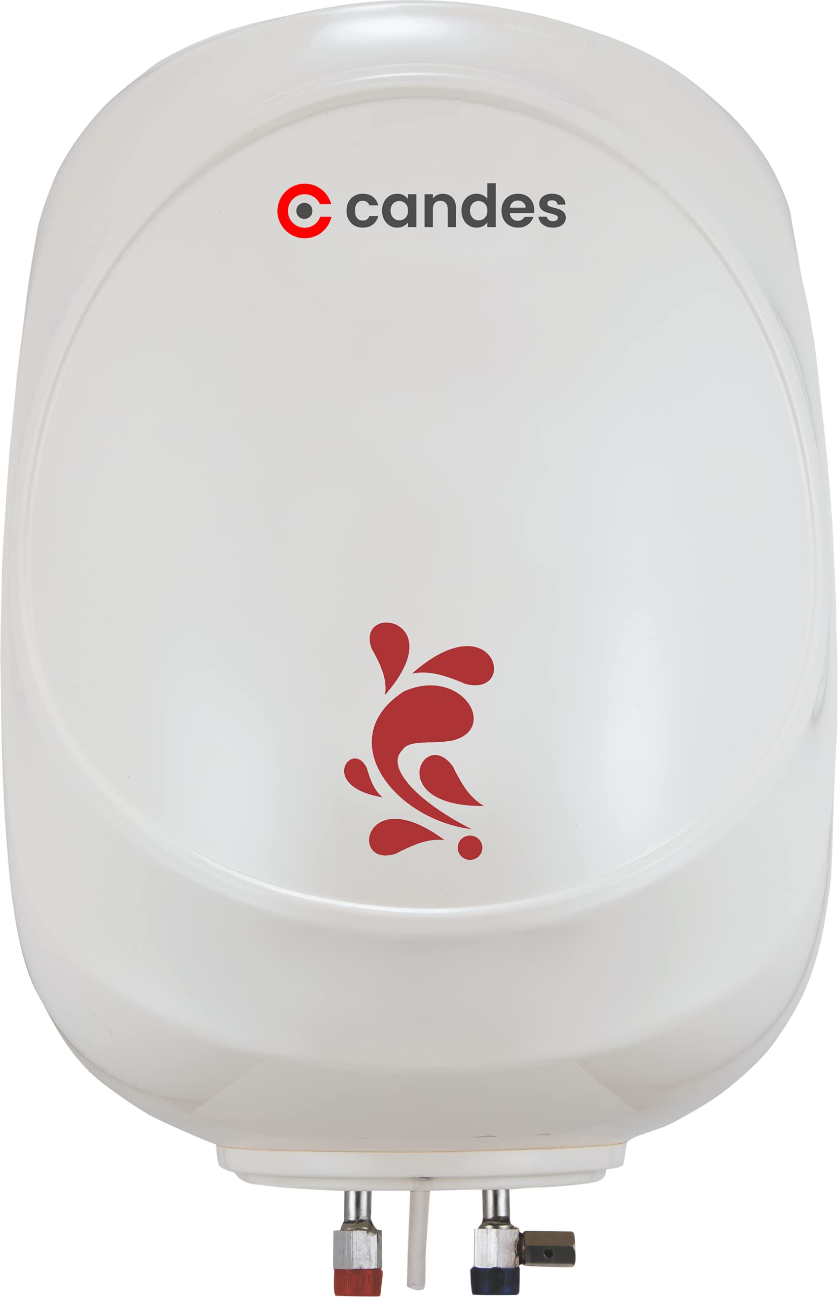 Candes 5 Star Rated Automatic Storage Electric Water Heater with Installation Kit, 2kW Geyser (Ivory,Gracia ABS Model) (25 litre)