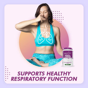 Healthyhey Nutrition N-Acetyl L-Cysteine (NAC) - Non-GMO - Gluten Free -Pack of 120 Veg. Capsules